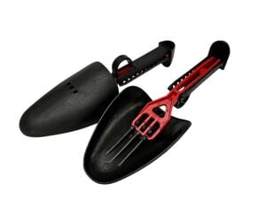 SrtFootCare Plastik Ayarlı Ayakkabı Kalıbı 39-44 Kırmızı Siyah 1 Çift