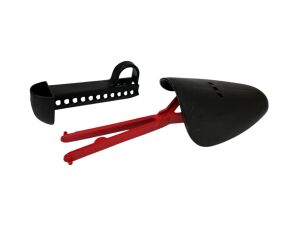 SrtFootCare Plastik Ayarlı Ayakkabı Kalıbı 39-44 Kırmızı Siyah 1 Çift