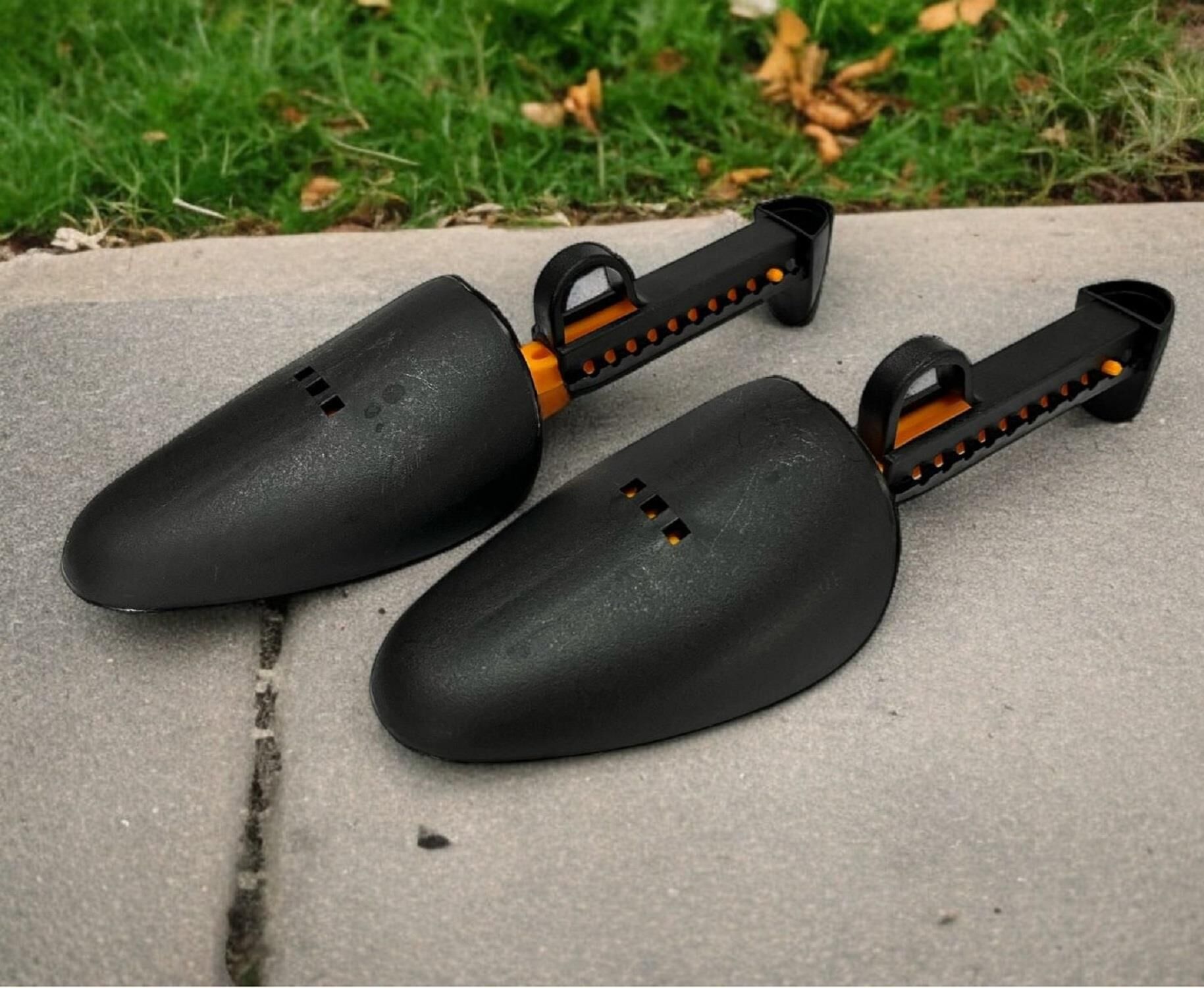 SrtFootCare Plastik Ayarlı Ayakkabı Kalıbı 39-44 Turuncu Siyah 1 Çift