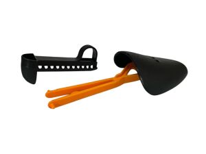 SrtFootCare Plastik Ayarlı Ayakkabı Kalıbı 39-44 Turuncu Siyah 1 Çift