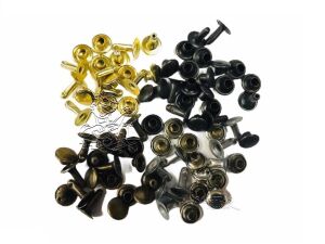 TOPTAN Perçin Rivet 33 no 2000 Adet (Leathercraft, Deri Hobi) Okside