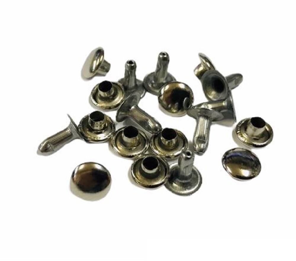 TOPTAN Perçin Rivet 33 no 2000 Adet (Leathercraft, Deri Hobi) Nikel