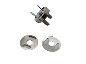 TOPTAN Çanta Mıknatısı 100 Adet 18mm Deri El Aleti Antik Kahve
