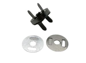 TOPTAN Çanta Mıknatısı 100 Adet 18mm Deri El Aleti Antik Kahve