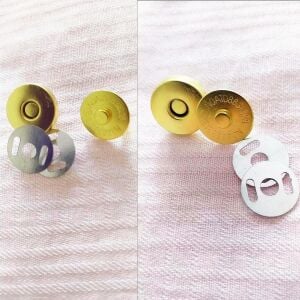 TOPTAN Çanta Mıknatısı 100 Adet 18mm Deri El Aleti