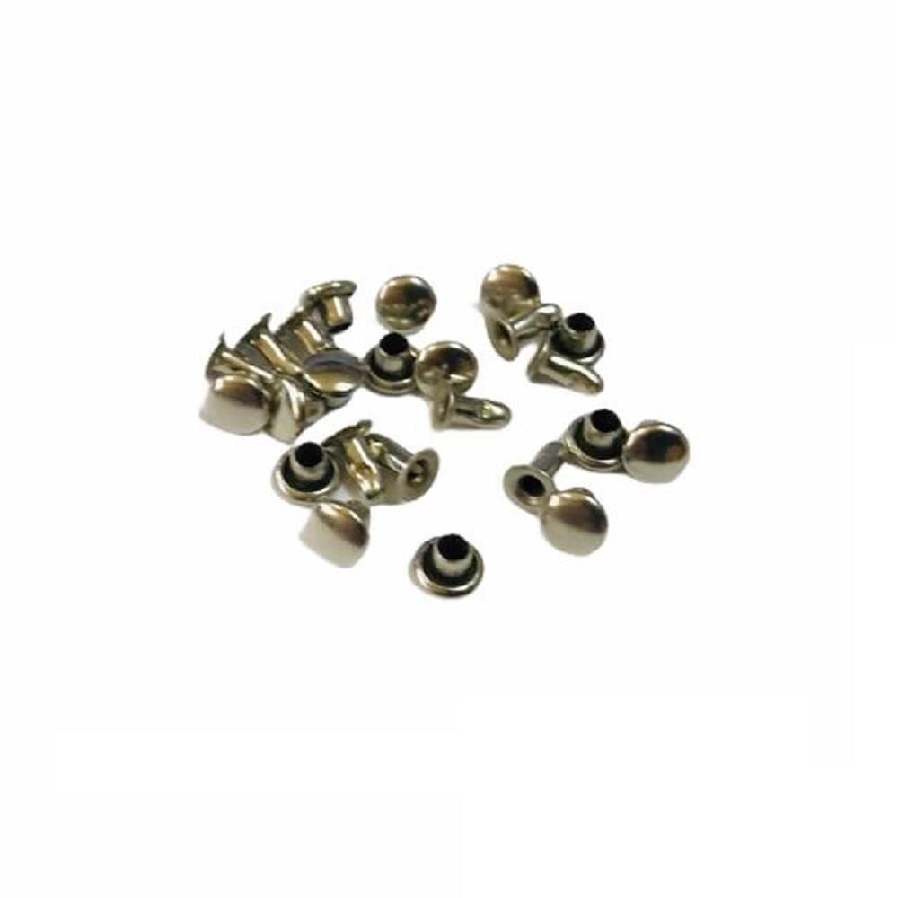 TOPTAN Perçin Rivet 0 no 2000 Adet (Leathercraft, Deri Hobi) Nikel