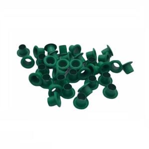 Renkli Boyalı Kapsül & kuşgözü 2 no 170 Adet  (Alt Pul Dahil Değildir) Açık Yeşil