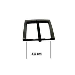 Kemer Tokası 4,5 cm Siyah Silme 1 Adet  (Leathercraft, Deri Hobi)