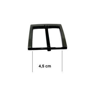 Kemer Tokası 4,5 cm Siyah Silme 1 Adet  (Leathercraft, Deri Hobi)
