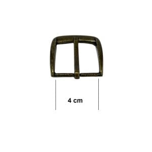 Kemer Tokası 4 cm 1 Adet Antik (Leathercraft, Deri Hobi)