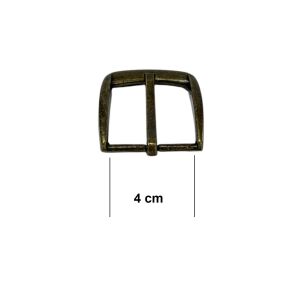 Kemer Tokası 4 cm 1 Adet Antik (Leathercraft, Deri Hobi)
