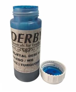 Derby Vejetal Vaketa Deri Boyası Doledo/WB 100ml 1 Adet (Leathercraft, Deri Hobi) Turquoise - Turkuaz