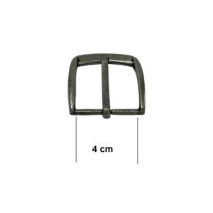 Kemer Tokası 4 cm 1 Adet Gümüş (Leathercraft, Deri Hobi)