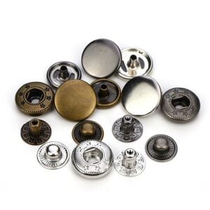 Metal Çıtçıt 61 no Alfa 50 Adet (Leathercraft, Deri Hobi)