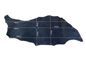 Lacivert Efekt Parça Crazy Deri 0,8-1 mm Arası 44 Desi
