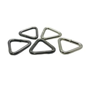 Üçgen Metal Halka, Çanta Sapı İçin Üçgen Halka 5 Adet 2cm