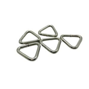 Üçgen Metal Halka, Çanta Sapı İçin Üçgen Halka 5 Adet 2cm