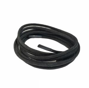 Yuvarlak Mumlu Ayakkabı Bağı 2mm K901 120cm 1 Çift Kırmızı