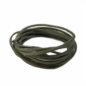 Yuvarlak Mumlu Ayakkabı Bağı 2mm K901 120cm 1 Çift Gri