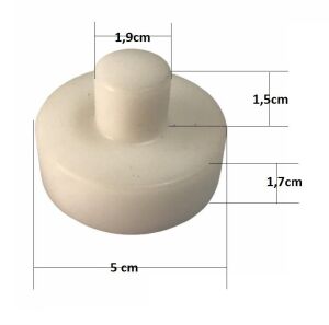 Padova Sıralı Çok Delikli Vida Başlı Deri Zımbası 4mm Deri El Aleti Plastik Tabla