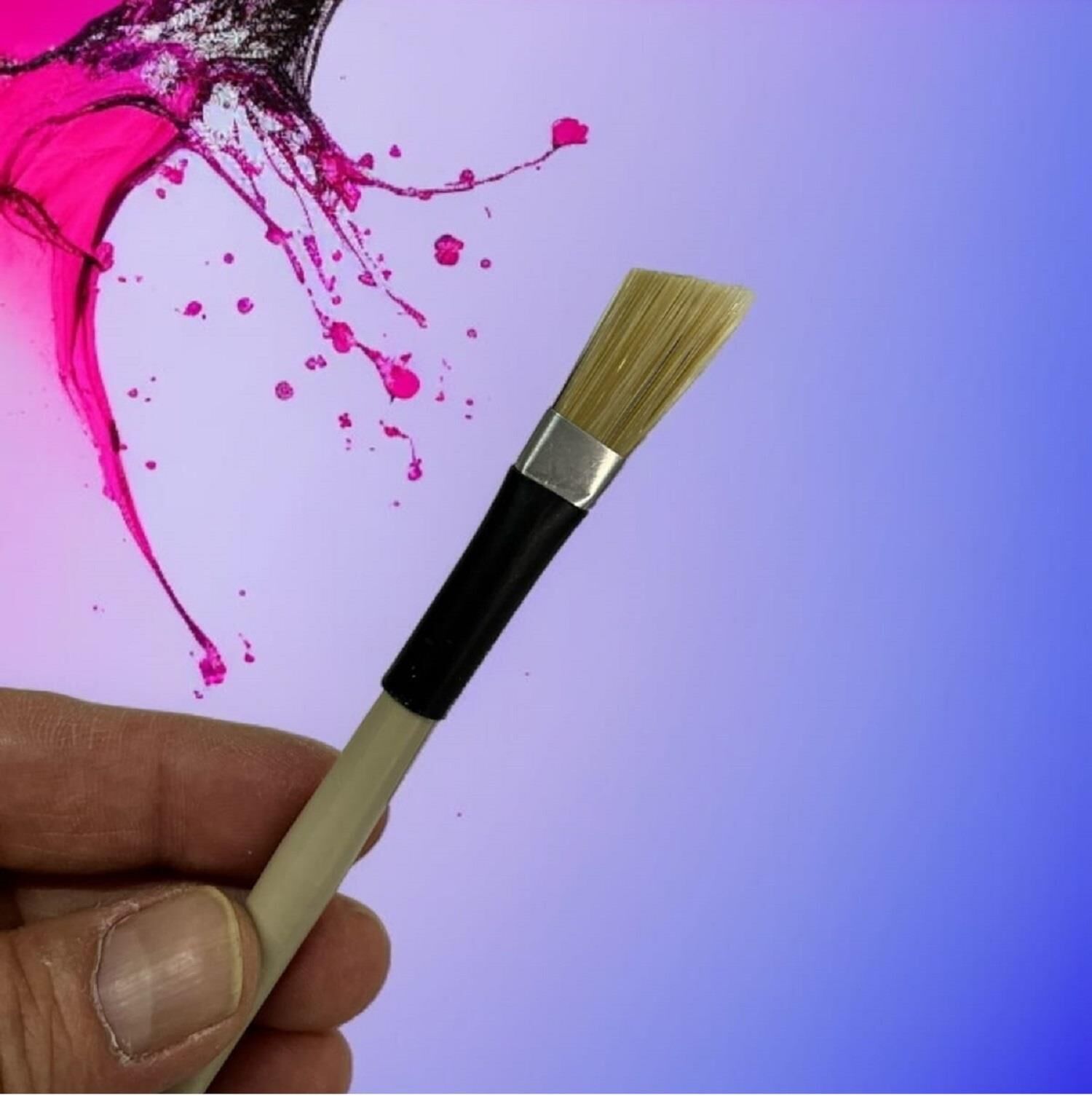 SRTfootcare Ucu Yan Kesik Çok Amaçlı Kalem Fırça 1 Ader