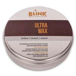 Ultra Wax Yağlı Deri Cilası Naturel Renk Teneke Kutu 125 Ml