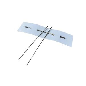 Kör Uçlu Saraç iğnesi, Deri Dikiş İğnesi 2 Adet Deri El Aleti 0,8mm x 8,5cm