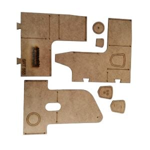 Cüzdanlı Telefon Kılıfı SRT555 MDF Şablonu Deri El Aletleri