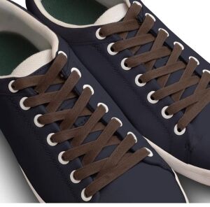 Yassı Mumlu Ayakkabı Bağı K918 120cm 1 Çift Koyu Kahve