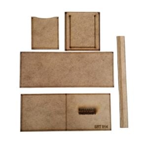 Srt 514 Erkek Cüzdan A4 MDF Şablon Deri El Aletleri