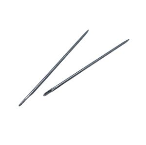 Saraç iğnesi, Deri Dikiş İğnesi Sivri Uç 2 Adet Deri El Aleti 1,5mm x 9,5cm