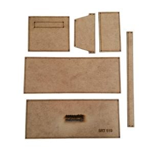 Srt 519 Erkek Cüzdan A4 MDF Şablon Deri El Aletleri