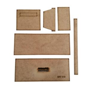 Srt 519 Erkek Cüzdan A4 MDF Şablon Deri El Aletleri