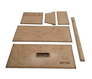 Srt 519 Erkek Cüzdan A4 MDF Şablon Deri El Aletleri