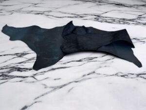 Siyah Efekt Parça Crazy Deri 0,8-1 mm Arası 42 Desi