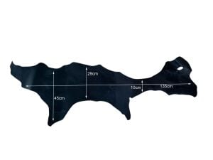 Siyah Efekt Parça Crazy Deri 0,8-1 mm Arası 42 Desi