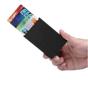 SRTfootcare Otomatik Mekanizmalı Metal Kredi Kartlık Rfıd Korumalı 50 Adet