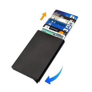 SRTfootcare Otomatik Mekanizmalı Metal Kredi Kartlık Rfıd Korumalı 50 Adet