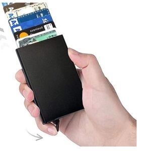 SRTfootcare Otomatik Mekanizmalı Metal Kredi Kartlık Rfıd Korumalı 50 Adet