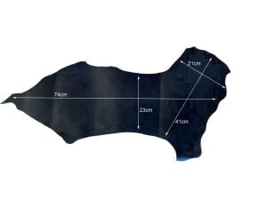 Siyah Efekt Parça Crazy Deri 0,8-1 mm Arası 22 Desi