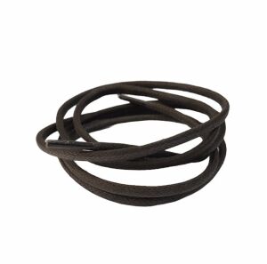 Yuvarlak Mumlu Postal Bağı K906 6mm x 150cm 1 Çift Koyu Kahve