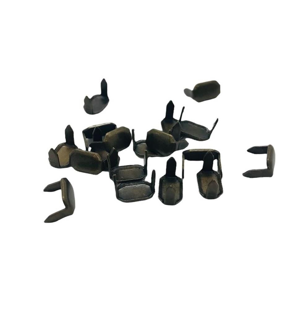 Kemer Köprüsü Pimi 50 Adet (Leathercraft, Deri Hobi) Antik Kahve