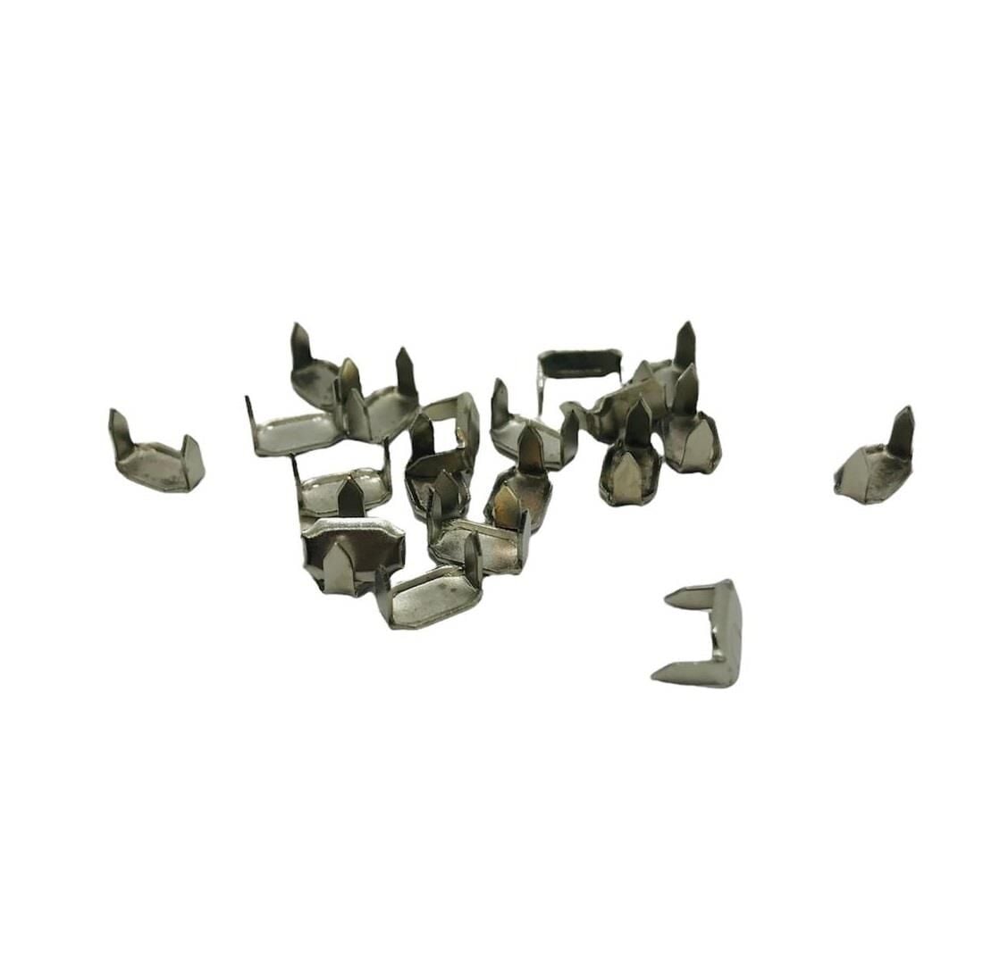 Kemer Köprüsü Pimi 50 Adet (Leathercraft, Deri Hobi) Nikel