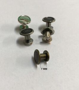 Kemer Vidası 5 Adet Silme Gümüş