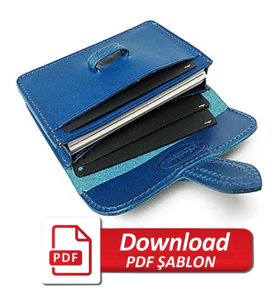 Cüzdan PDF Şablonu PDF130 Deri El Aletleri