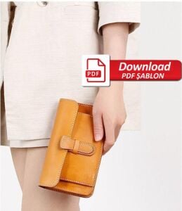 Bayan El Çantası PDF Şablonu PDF79 Deri El Aletleri