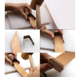 Kemer Ucu Kesme Bıçağı Set Deri El Aleti