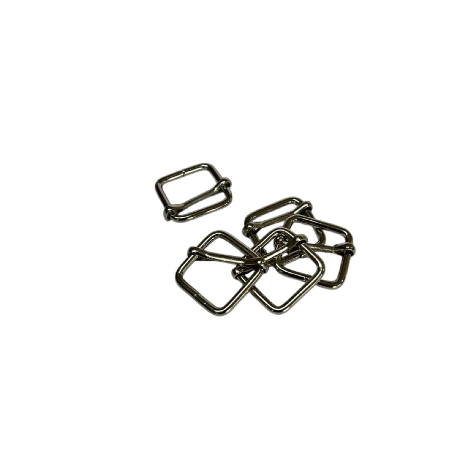 Ayar Tokası 2 cm 5 Adet (Leathercraft, Deri Hobi)