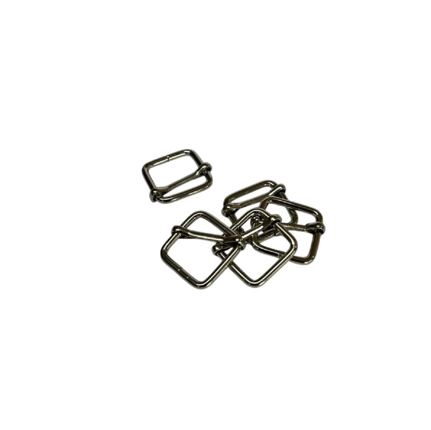 Ayar Tokası 2 cm 5 Adet (Leathercraft, Deri Hobi)