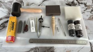 16 Parça Deri Zanaat Hobi Başlangıç Seti 4